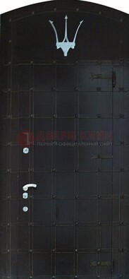 Металлическая арочная дверь ДА-22 высокого качества в Щербинке
