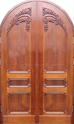 Металлическая арочная дверь ДА-9 в салон красоты в Щербинке