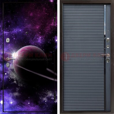 Металлическая дверь с фотопечатью Сатурна ДФ-20 в Щербинке