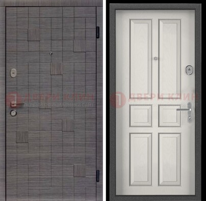 Cтальная дверь в квартиру с МДФ ДМ-488 в Щербинке