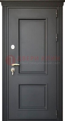 Чёрная дверь с МДФ ДМ-520 в Щербинке