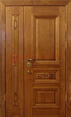 Распашная металлическая парадная дверь ДПР-62 в Щербинке