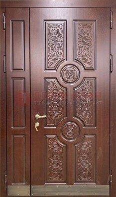 Парадная металлическая дверь с узором ДПР-74 в Щербинке