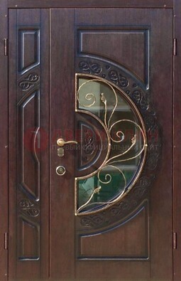 Полуторная железная дверь Винорит в классическом стиле ДСК-272 в Щербинке