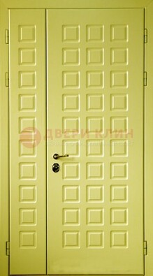 Салатовая тамбурная дверь ДТМ-28 в Щербинке