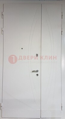 Белая тамбурная дверь ДТМ-31 в Щербинке