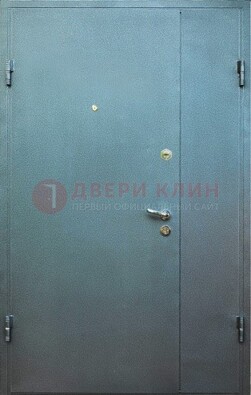Серая тамбурная дверь ДТМ-34 в Щербинке