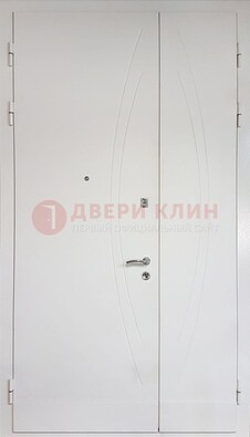 Современная полуторная стальная дверь с МДФ панелью ПЛ-25 в Щербинке